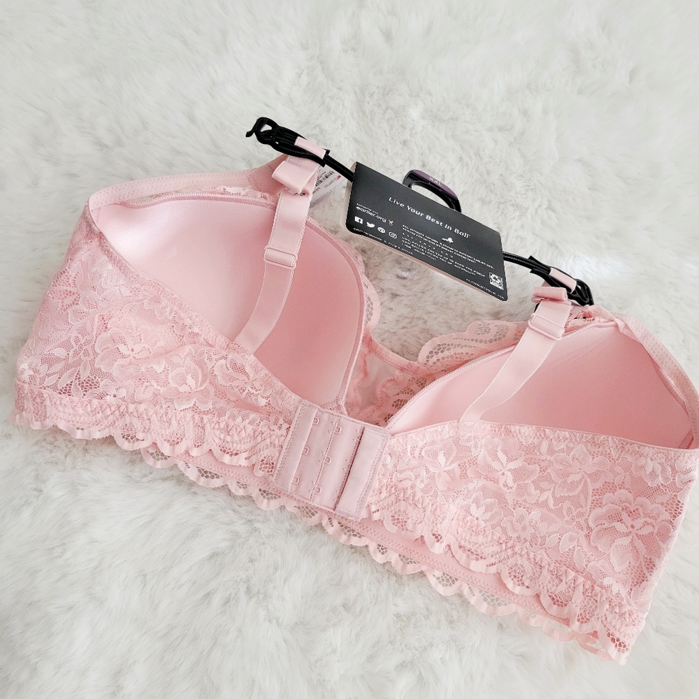 🩷BALI LACE WIRELESS CONVERTIBLE BRA SIZE 2X - Picture 9 of 9